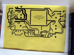 Main board PCB pattern printed out